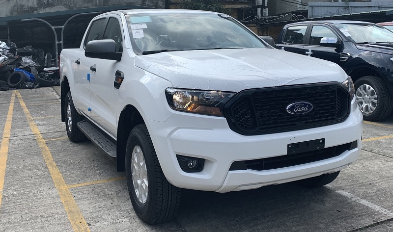 Hình ảnh ngoại thất ford ranger xls At 2021 2022 mới màu trắng tại ford thăng long